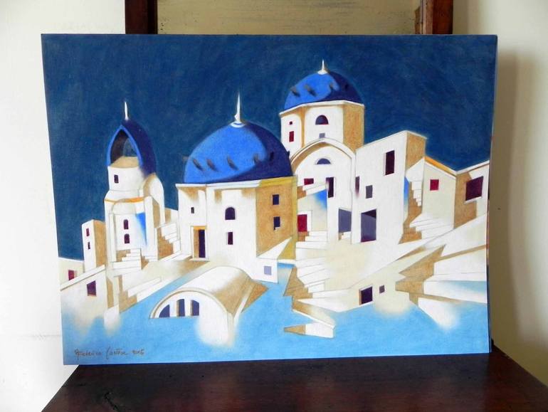 Original Landscape Painting by Federico Cortese