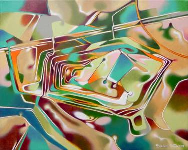 Print of Abstract Aerial Paintings by Federico Cortese