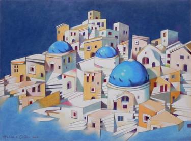 Print of Expressionism Places Paintings by Federico Cortese