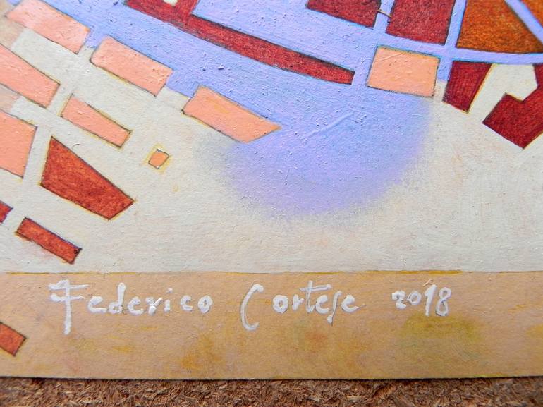Original Abstract Expressionism Abstract Painting by Federico Cortese