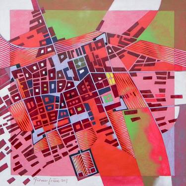 Original Abstract Expressionism Abstract Paintings by Federico Cortese