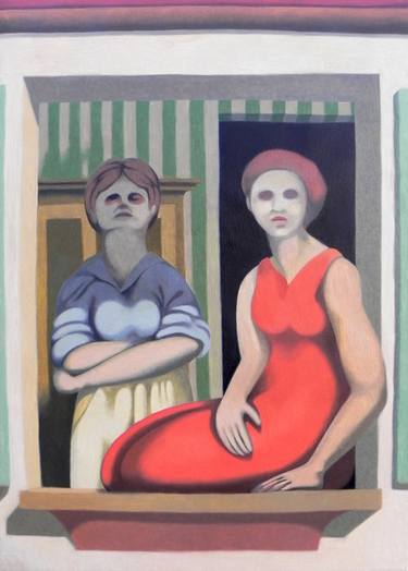 Original Expressionism People Paintings by Federico Cortese