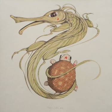 Print of Expressionism Fantasy Drawings by Federico Cortese
