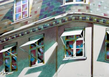 Original Architecture Paintings by Federico Cortese
