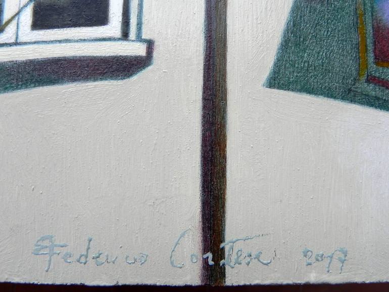Original Fine Art Architecture Painting by Federico Cortese