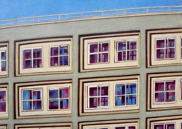 Original Documentary Architecture Paintings by Federico Cortese