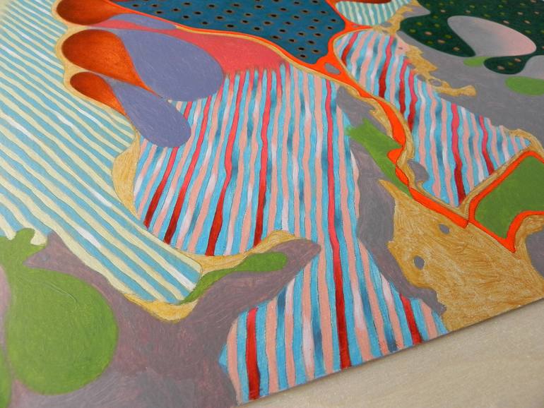 Original Conceptual Abstract Painting by Federico Cortese