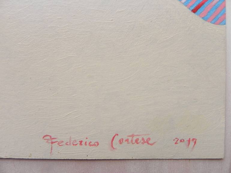 Original Conceptual Abstract Painting by Federico Cortese