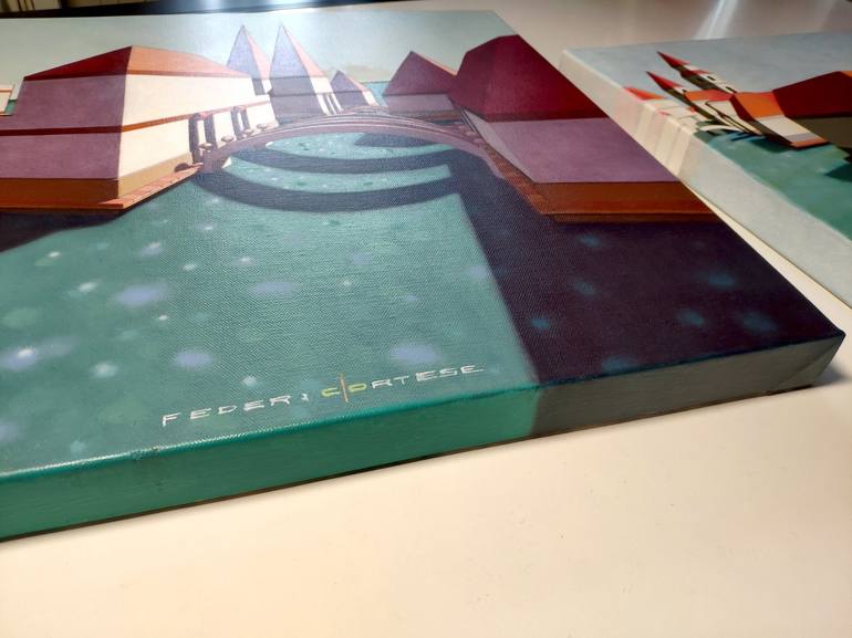 Original Other Outer Space Painting by Federico Cortese