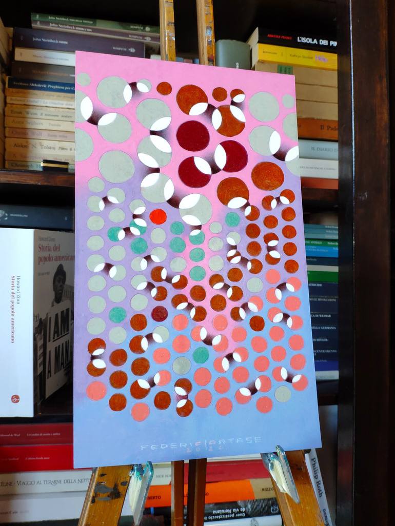 Original Abstract Painting by Federico Cortese