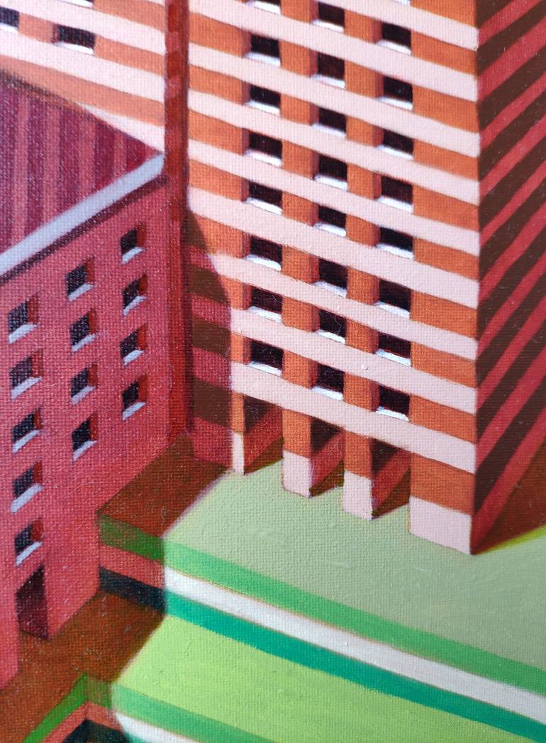 Original Architecture Painting by Federico Cortese