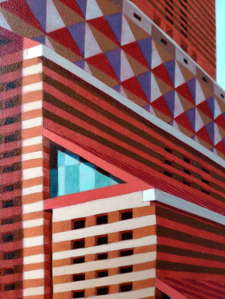 Original Contemporary Architecture Painting by Federico Cortese