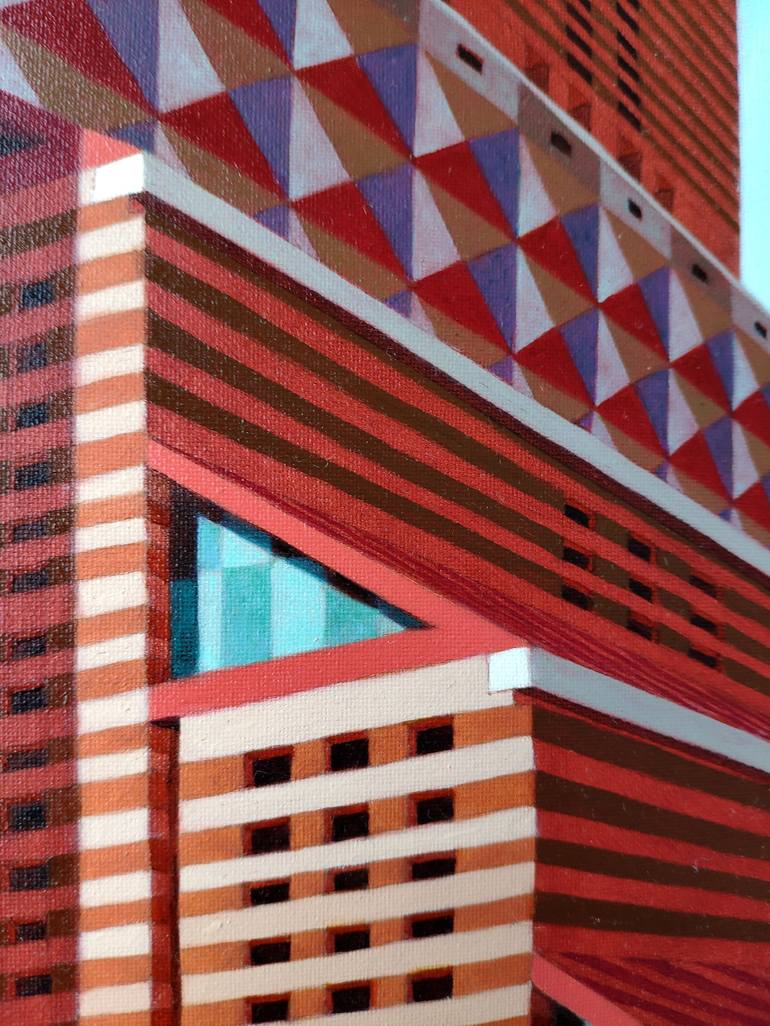 Original Architecture Painting by Federico Cortese