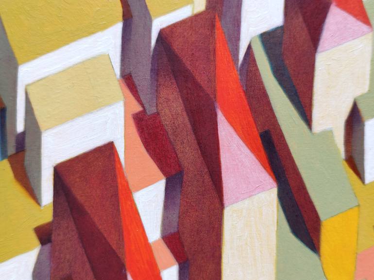 Original Surrealism Landscape Painting by Federico Cortese