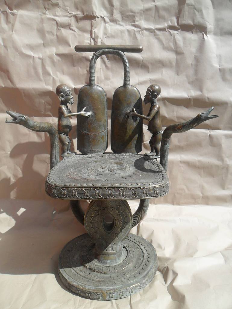 Original World Culture Sculpture by FAROUKOU NDOUKOUO OUMAROU