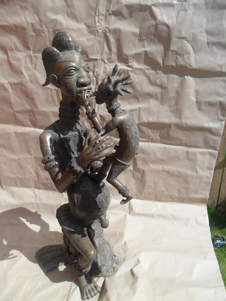 Original World Culture Sculpture by FAROUKOU NDOUKOUO OUMAROU