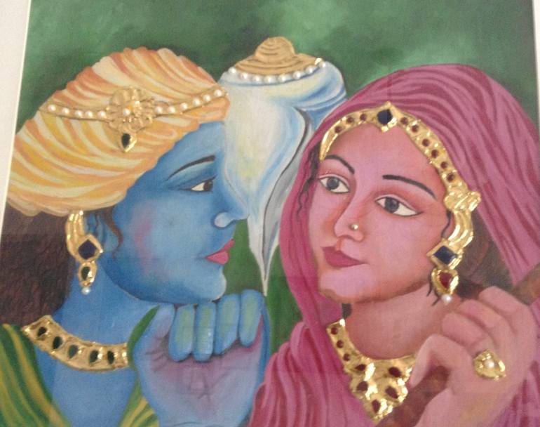 Original Classical mythology Painting by nirupma misra