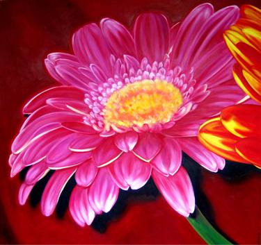 Original Floral Paintings by Edie Nadelhaft