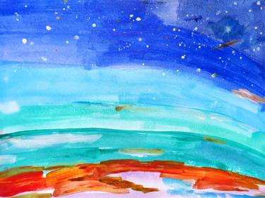 Blue Space Watercolor thumb