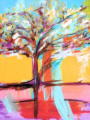 Original Tree Paintings by Tanya Zevallos
