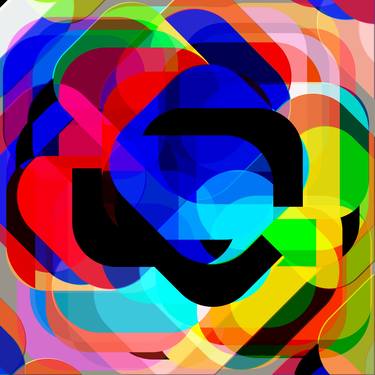 Original Cubism Abstract Digital by Tanya Zevallos