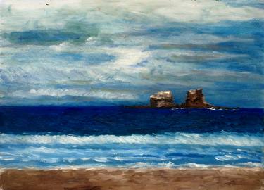 Print of Seascape Paintings by Tanya Zevallos
