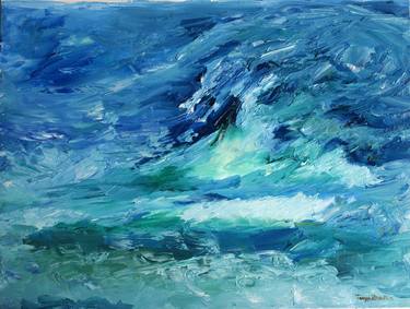 Print of Abstract Expressionism Water Paintings by Tanya Zevallos