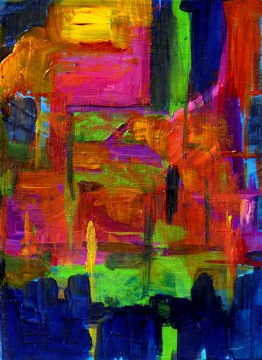 Original Abstract Paintings by Tanya Zevallos