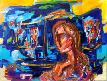 Print of Abstract Expressionism Portrait Paintings by Tanya Zevallos