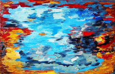 Print of Abstract Expressionism Abstract Paintings by Tanya Zevallos