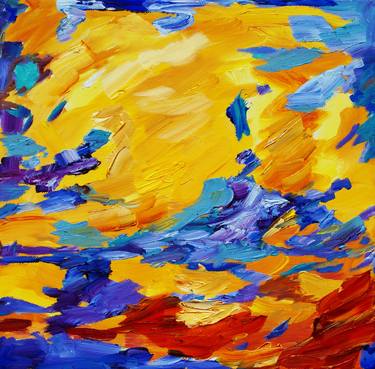 Original Abstract Expressionism Seasons Paintings by Tanya Zevallos