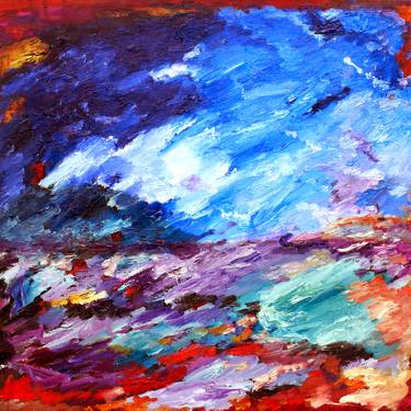 Print of Abstract Expressionism Abstract Paintings by Tanya Zevallos