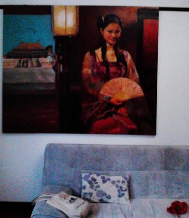 Original Realism Love Paintings by li zheyuan