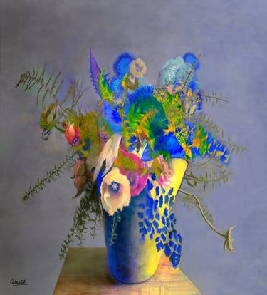 Print of Expressionism Floral Digital by ΚΙΜ GAUGE