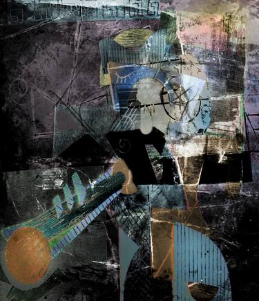 Print of Abstract Music Collage by ΚΙΜ GAUGE