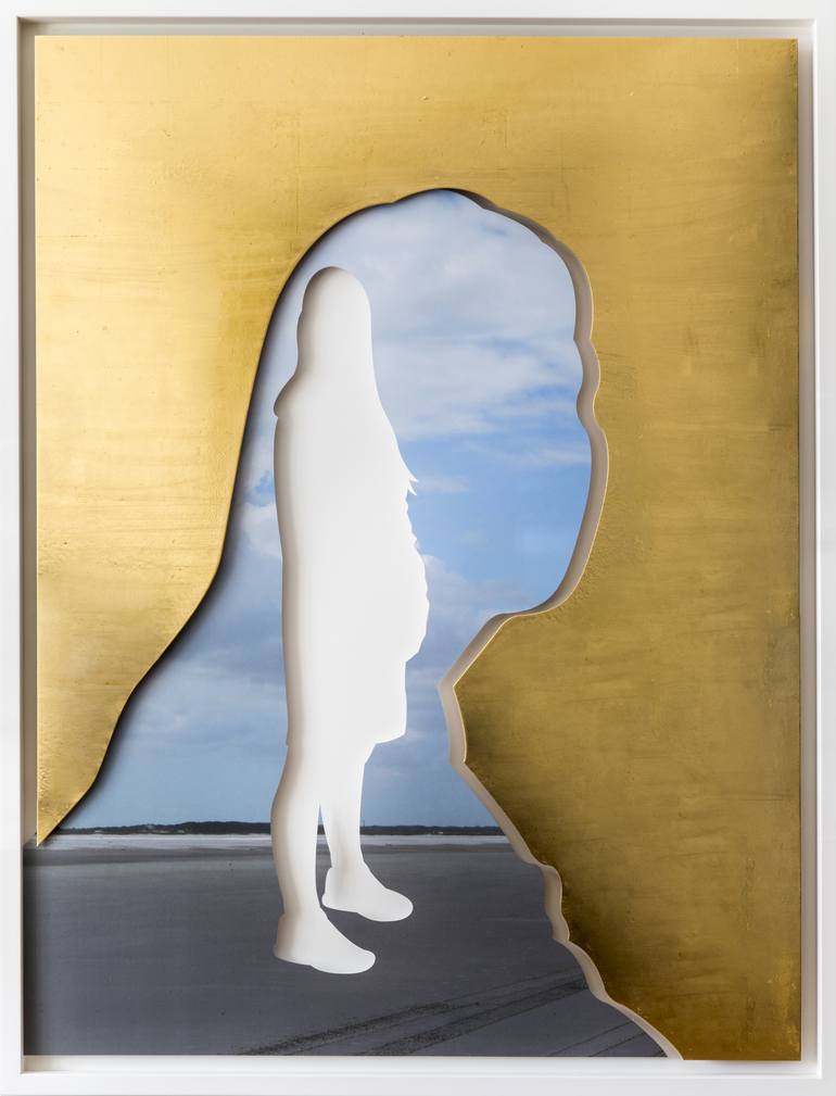 Silhouette girl anne Gold - Limited Edition of 10