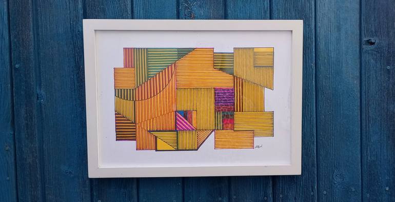 Original Contemporary Abstract Drawing by Karin Hay White