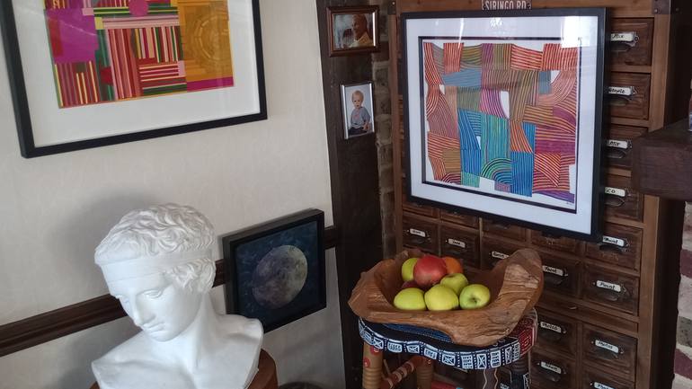 Original Contemporary Abstract Drawing by Karin Hay White