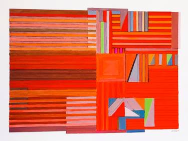 Original Contemporary Abstract Mixed Media by Karin Hay White