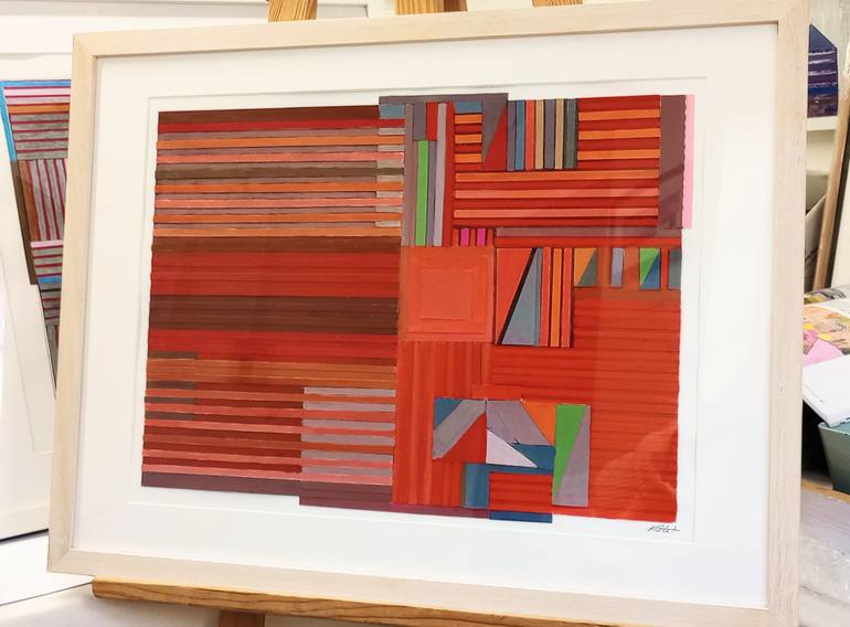 Original Contemporary Abstract Mixed Media by Karin Hay White