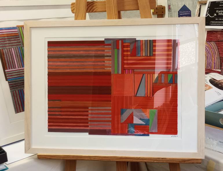 Original Contemporary Abstract Mixed Media by Karin Hay White