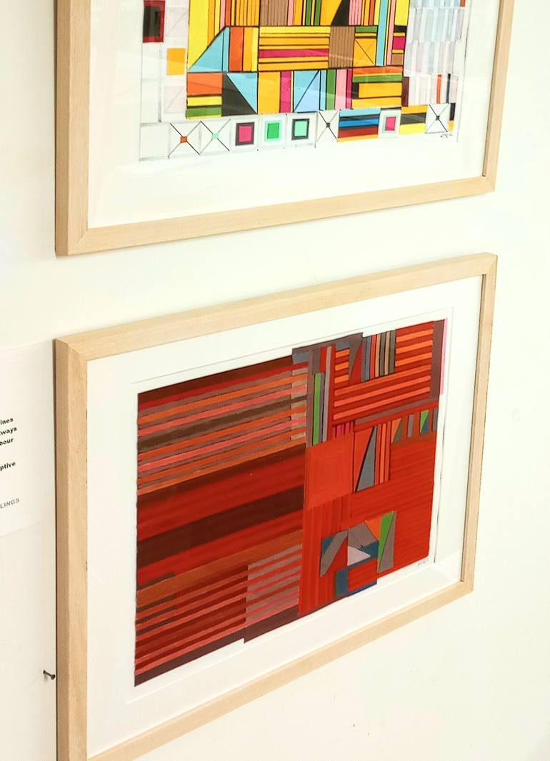 Original Contemporary Abstract Mixed Media by Karin Hay White