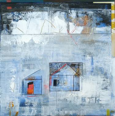 Original Modern Abstract Paintings by Karin Hay White