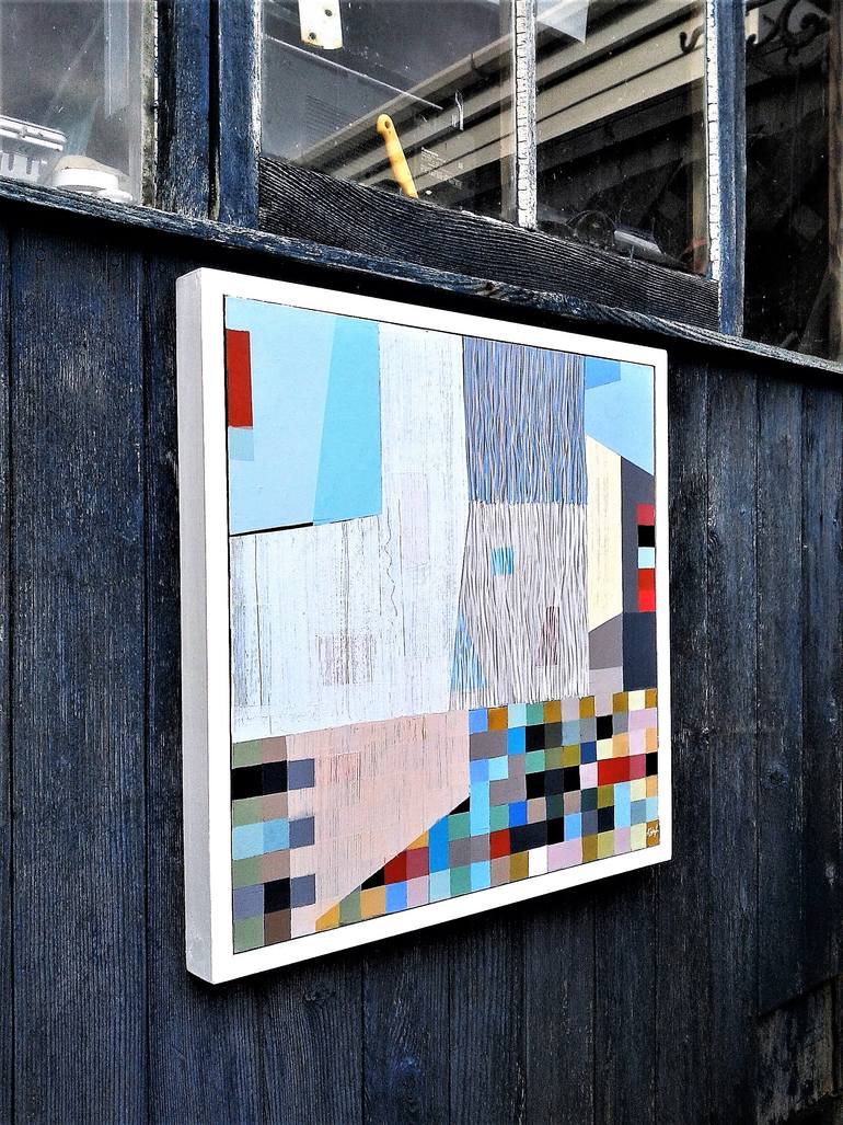 Original Abstract Painting by Karin Hay White