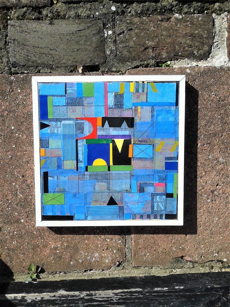 Original Abstract Collage by Karin Hay White