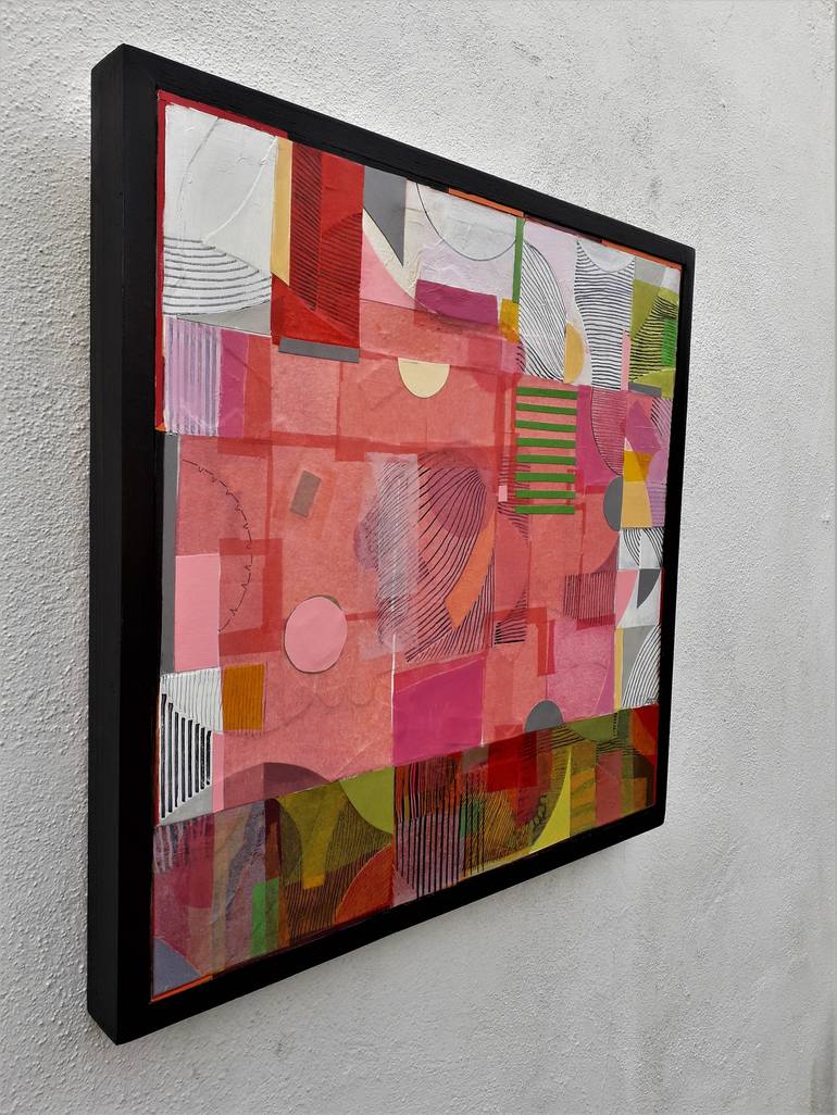 Original Abstract Collage by Karin Hay White