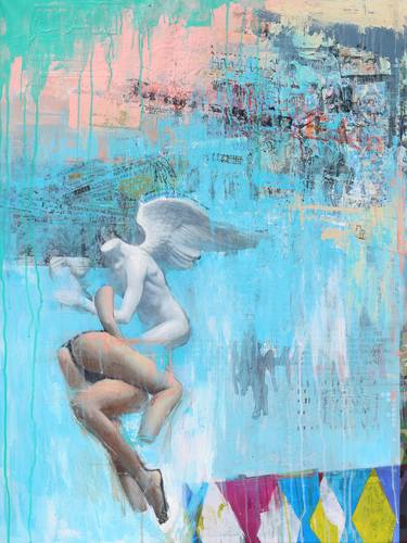 Print of Figurative Nude Paintings by Sze Man Lau