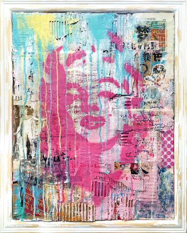 Original Abstract Celebrity Paintings by Sze Man Lau