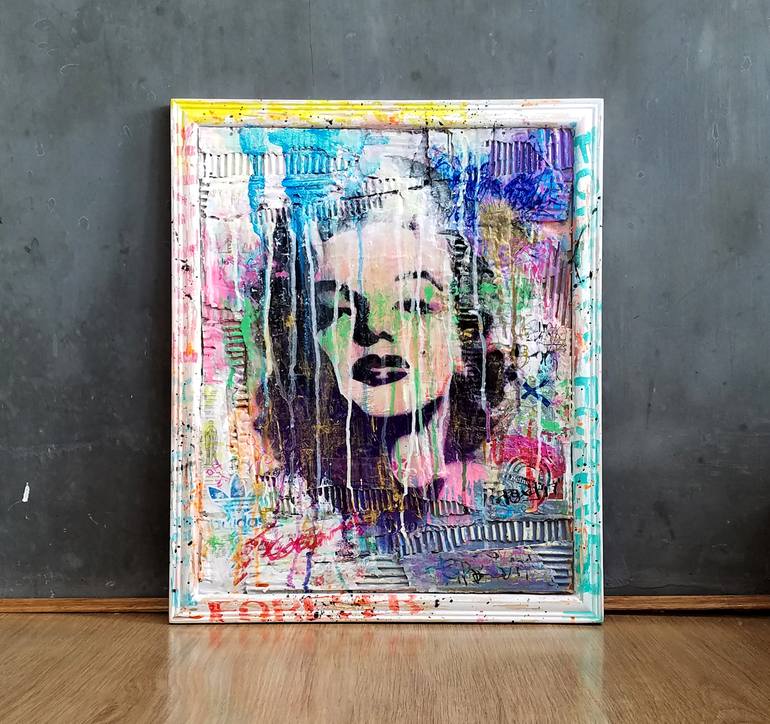 Original Pop Art Celebrity Painting by Sze Man Lau