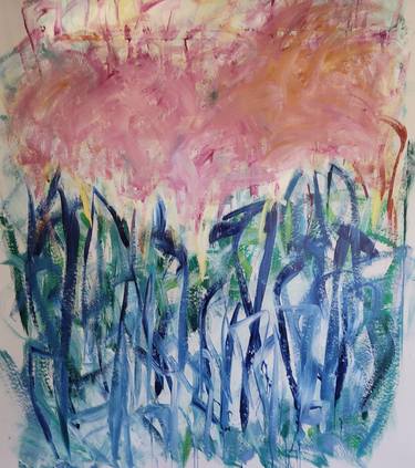 Original Abstract Expressionism Garden Paintings by Anneke Klumper